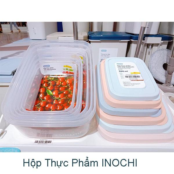 Bộ Hộp Đựng Thực Phẩm Inochi 6 size Tủ Lạnh