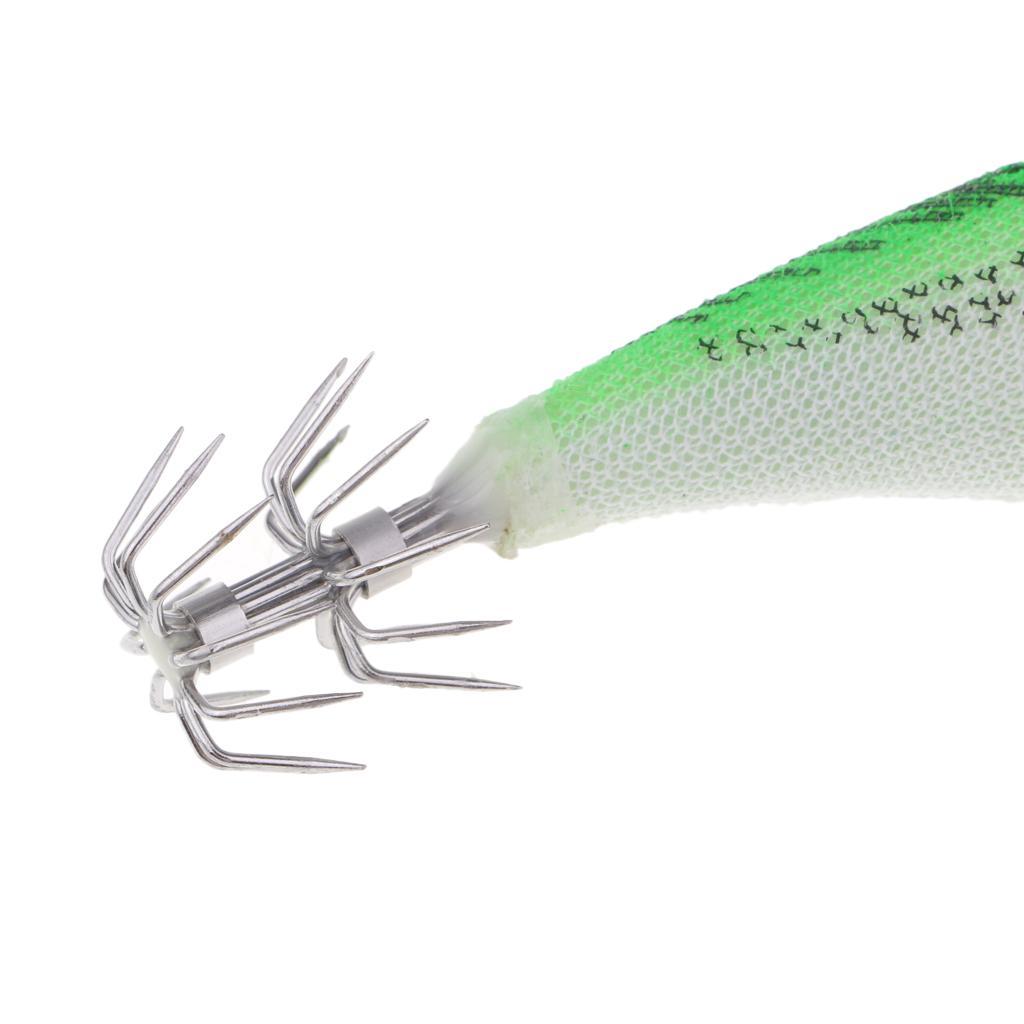 Squid Cuttlefish Lure Hook Lifelike 3D Eyes Specially-Designed Shrimp Shape Shrimp Bionic Fake Fishing Bait