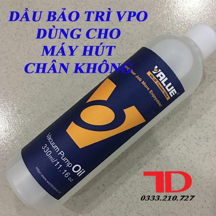 DẦU CHUYÊN DỤNG CHO MÁY HÚT CHÂN KHÔNG VALUE, DẦU BẢO TRÌ VPO 46 330ml