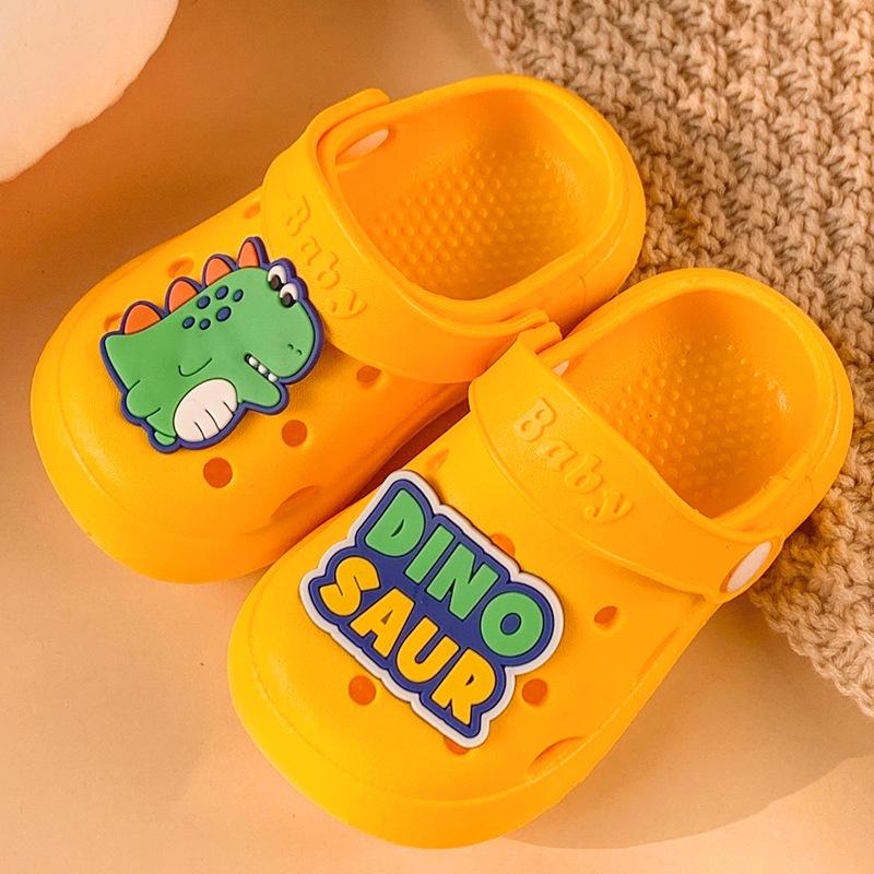 Dép sục bé gái bé trai hình chú khủng long Dino saur đang yêu siêu nhẹ chống trượt