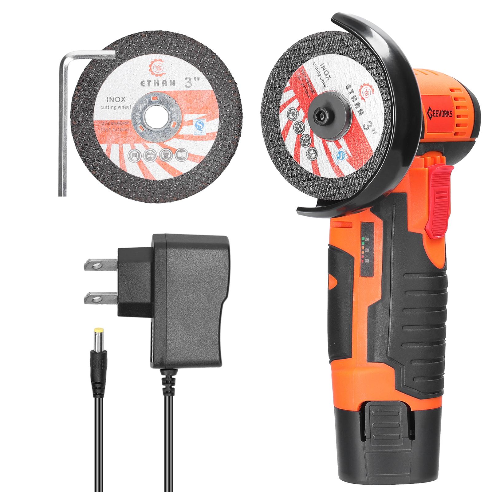 19500rpm Electric Grinding Tool Multifunctional Mini Grinder Handheld Cutter for Cutting Polishing Ceramic Tile Wood Stone Steel