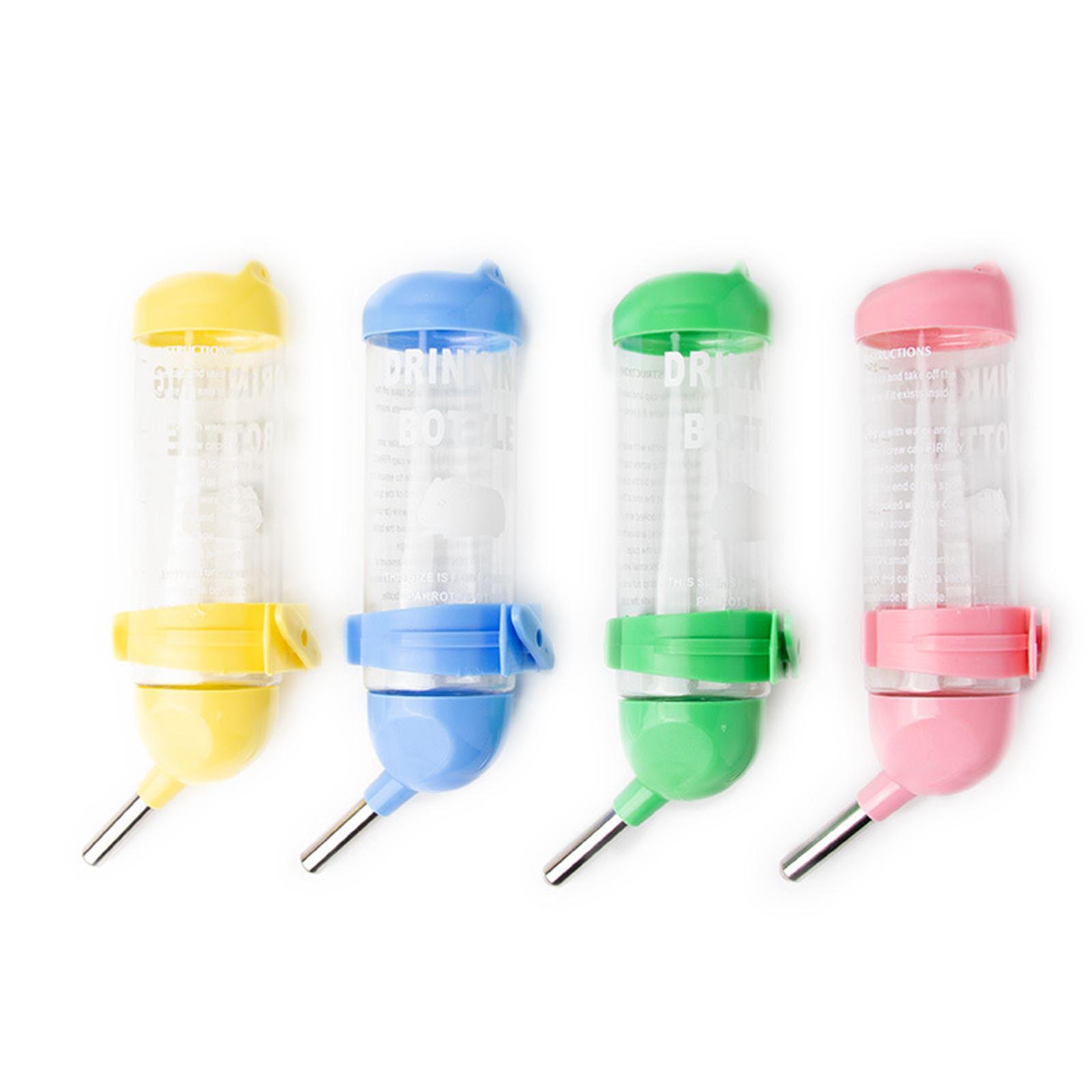 Hamster Water Drinking Bottle Hamster Dispenser Bottle Cage Hanging Small Pet Water Bottle No Drip Fountain for Guinea Pigs Bunny Parrot
