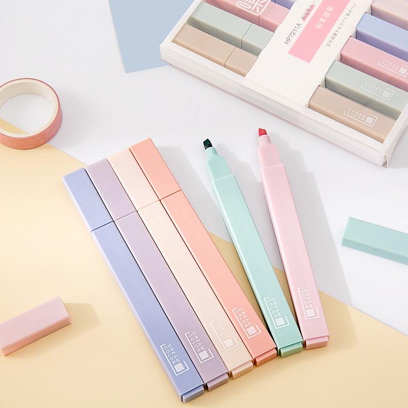 Bút đánh dấu, Bút Highlight Pastel,bút hình dạ quang siêu xinh siêu tiện lợi