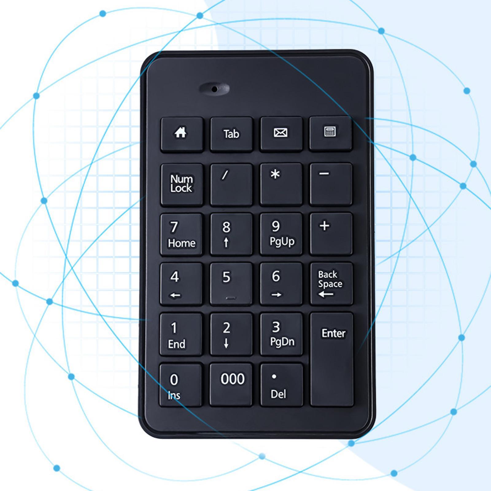 Non Slip Wireless Numeric Keypad 23Key Accounting for Computer Laptop PC