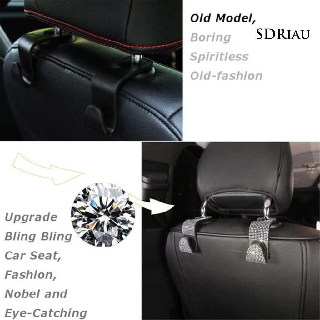 Set 2 Móc Treo Đồ Gắn Sau Ghế Xe Ô Tô