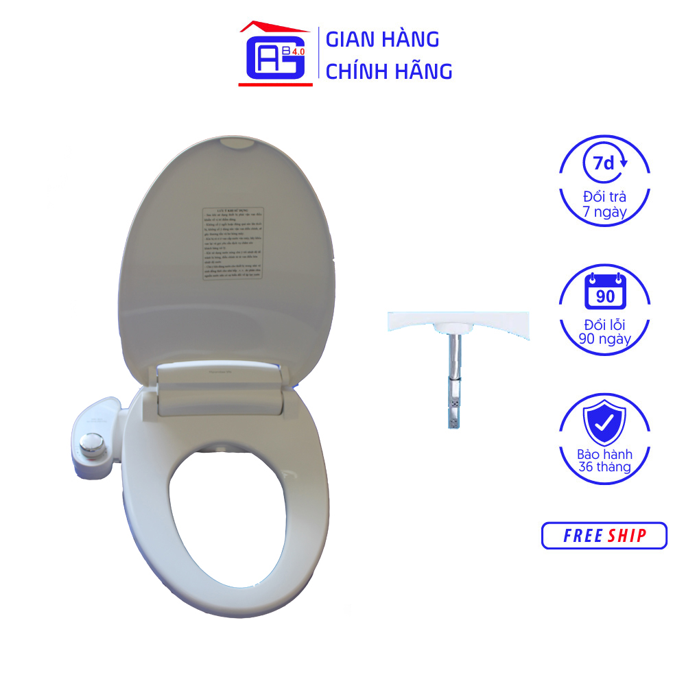 Thiết Bị Vệ Sinh Hyundae Bidet GDB-1800 - Hai Vòi Rửa Vệ Sinh Thông Minh Thuận Tiện Khi Vệ Sinh Thiết Bị Với Nước Có Nắp Bệt