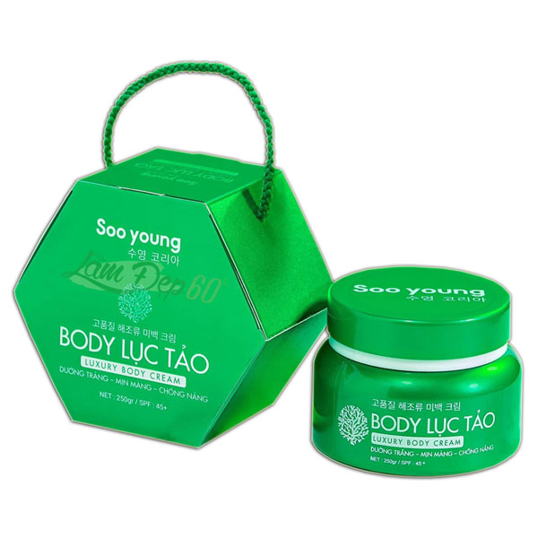 Kem Body Lục Tảo Luxury Body Cream Dưỡng Trắng Da SOO YOUNG