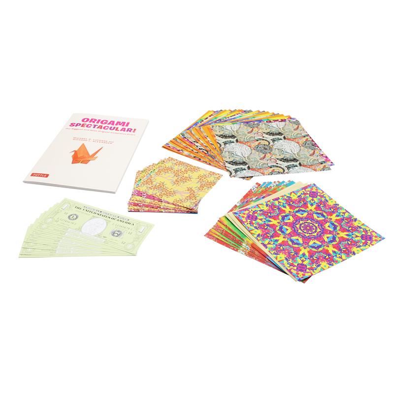 Origami Spectacular Kit: Our Biggest And Best Origami Collection Ever! (114 Sheets Of Paper; 60 Easy Projects To Fold; 4 Different Paper Sizes; Practice Dollar Bills; Full-color Instruction Book)