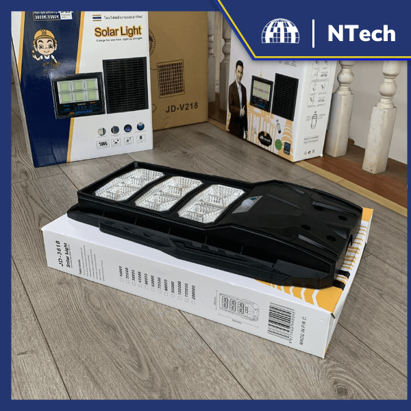 Đèn Đường Năng Lượng Mặt Trời Jindian JD-3618 | 300W (Mẫu 2025)