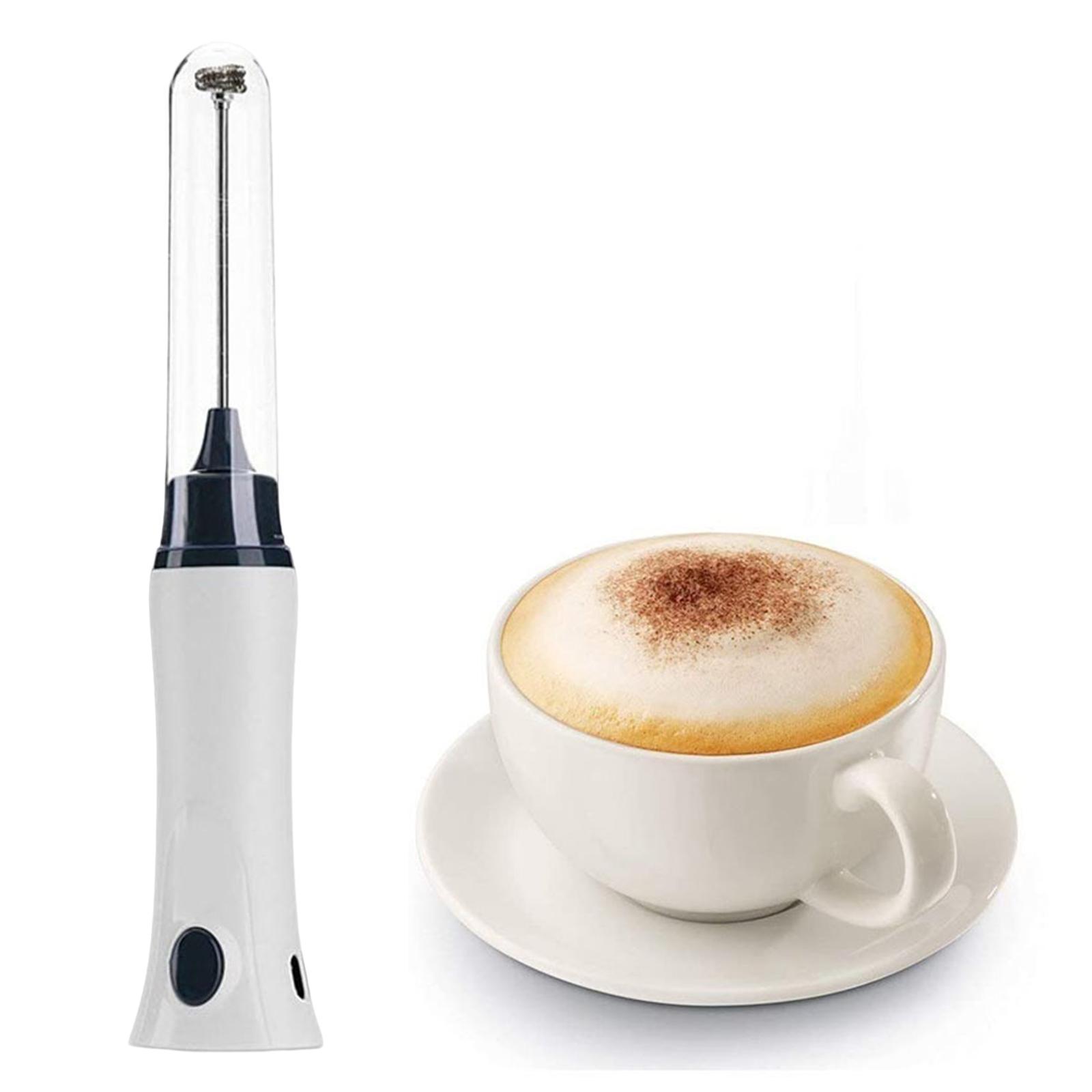 Milk Frother Whisk Foam Maker Electric for Matcha Cappuccino Hot Chocolate