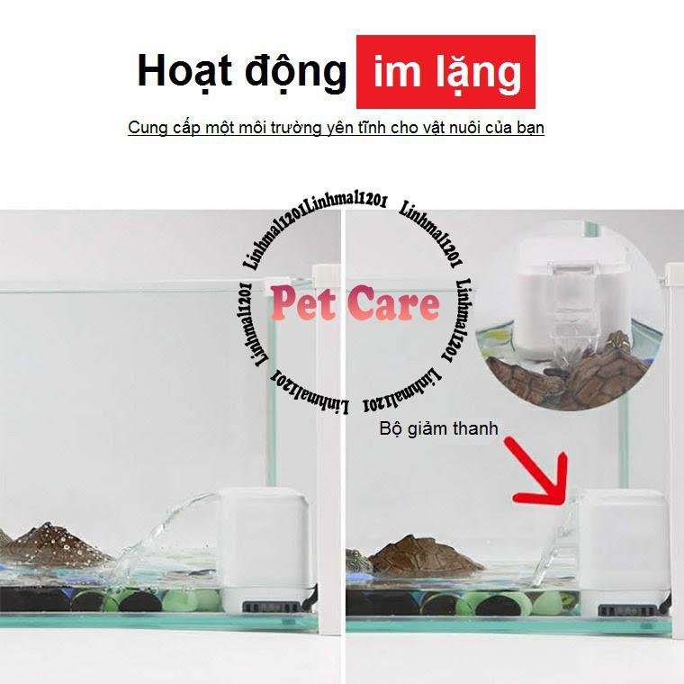Bộ lọc nước thấp bể rùa 3 trong 1