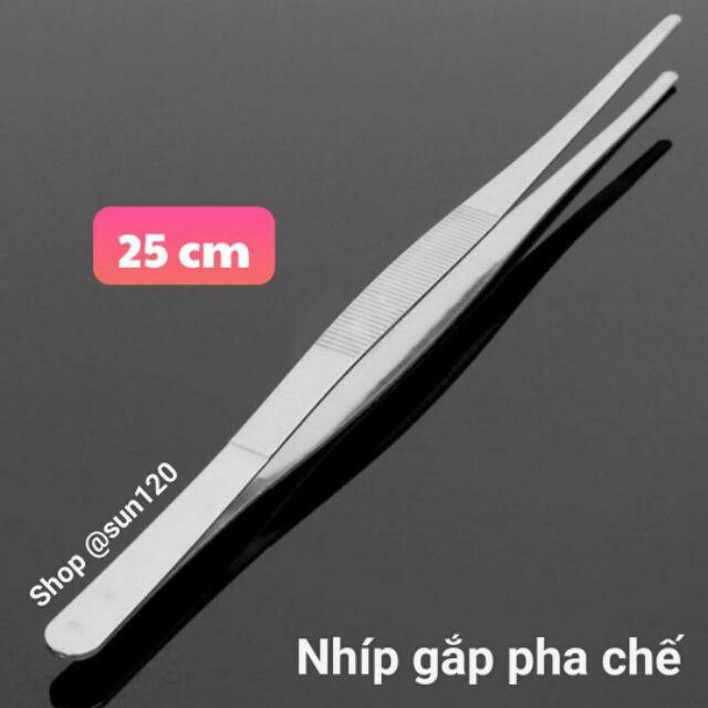 Nhíp Decor - Nhíp Gắp Pha Chế Inox cocktail Quầy Bar Decor(chất liệu inox dài 25cm)