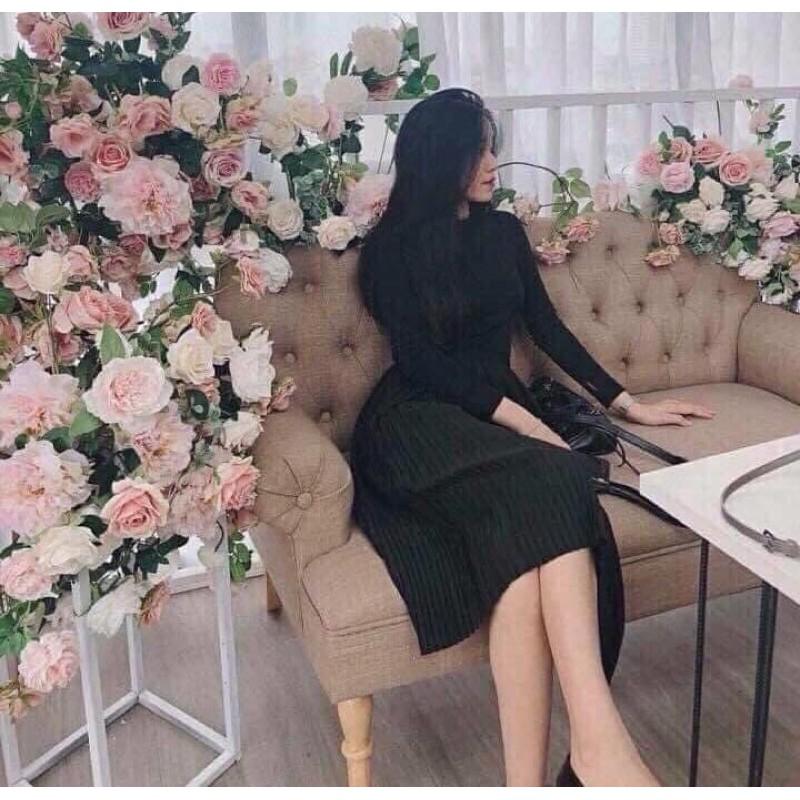 CHÂN VÁY MIDI DẬP Li