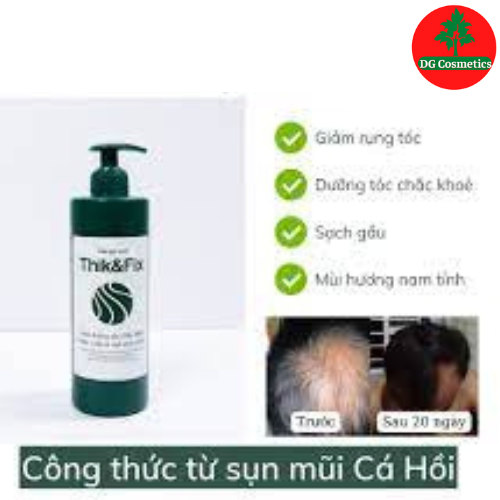 Cặp dầu gội dầu xả dành cho Nam Thik &amp; Fix - Giúp sạch gàu, phục hồi tóc hư tổn, ngăn ngừa rụng tóc, kích thích mọc tóc