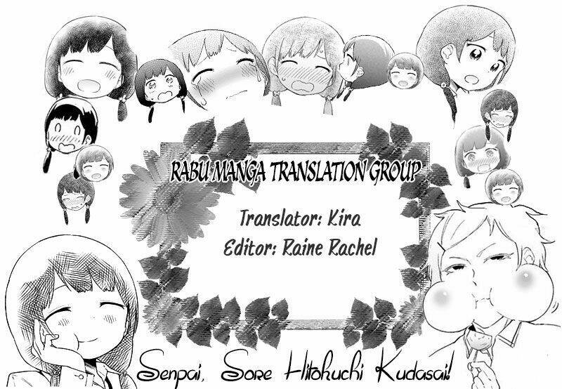 senpai, sore hitokuchi kudasai! chapter 28 1