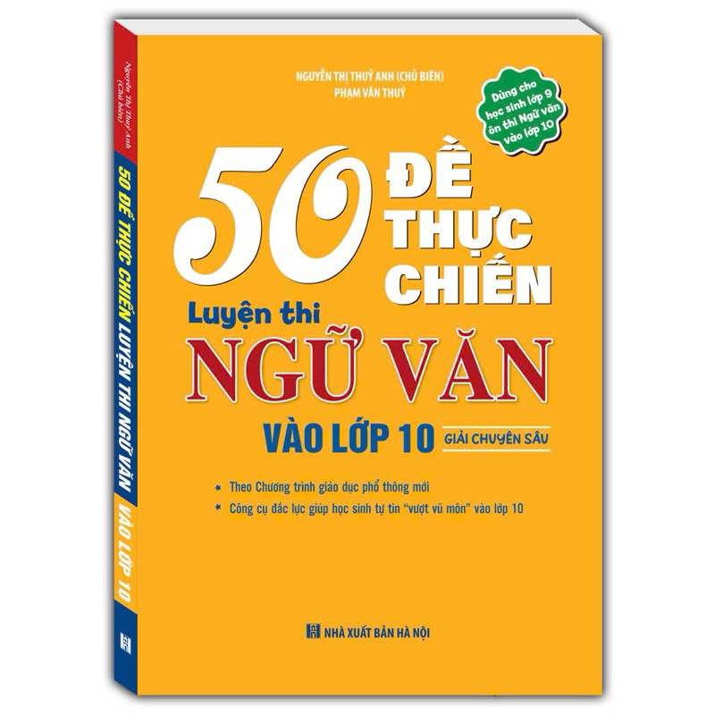 ￼Sách - 50 đề thực chiến luyện thi ngữ văn vào lớp 10 ( giải chuyên đề )