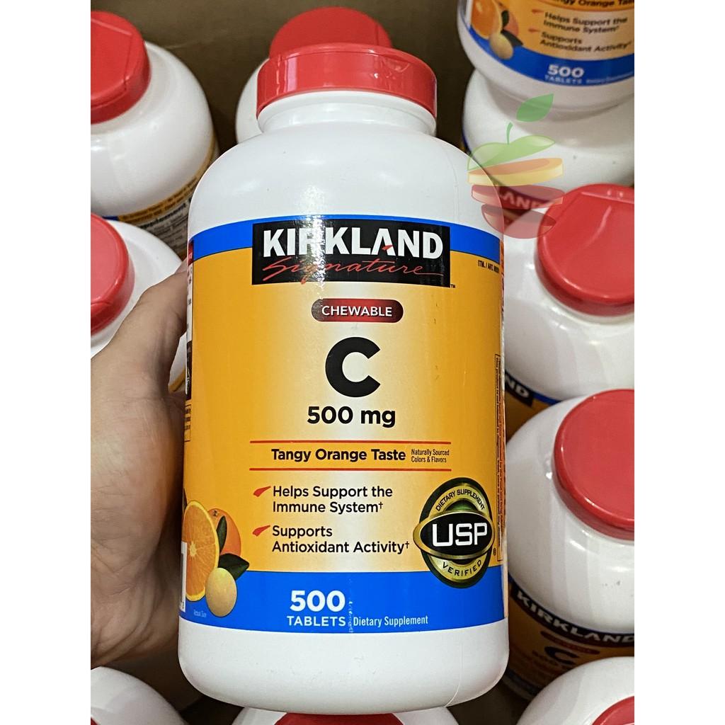 Viên Bổ Sung Kirkland Vitamin C 500mg, 1000mg 500 viên