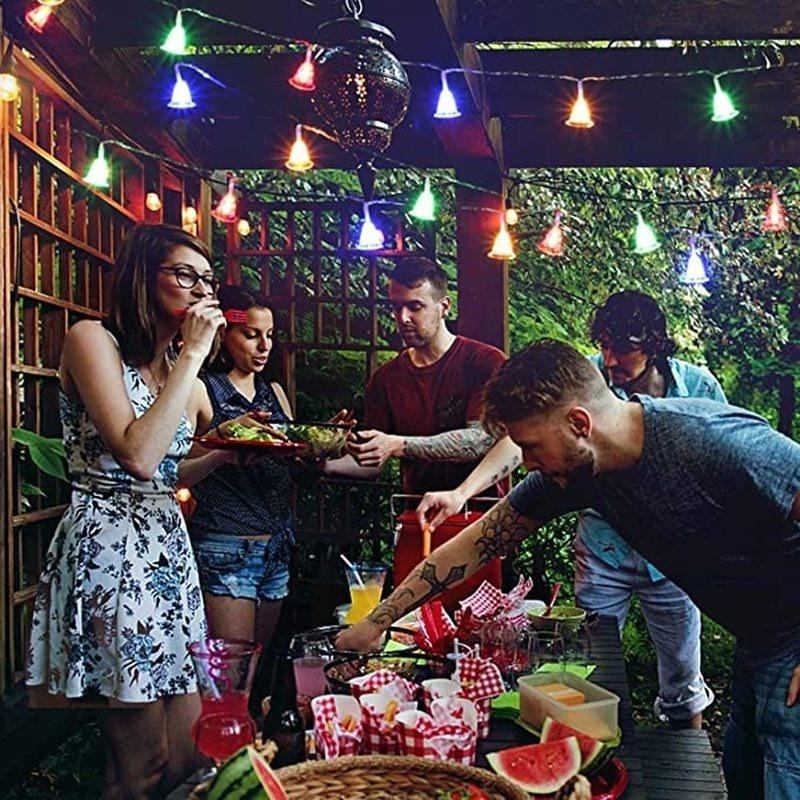 Dây đèn LED 10 bóng nhiều màu sắc trang trí giáng sinh