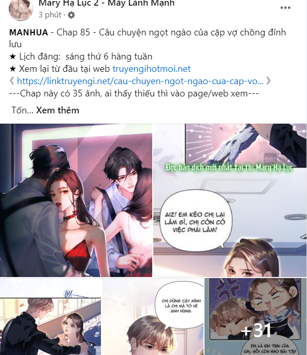 câu chuyện ngọt ngào của cặp vợ chồng đỉnh lưu chapter 85.1 1