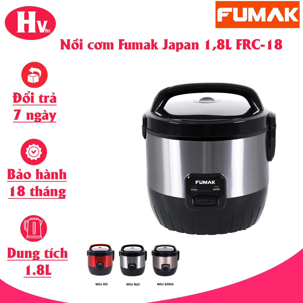 Nồi cơm Fumak Japan 1,8L FRC-18 - Hàng Chính Hãng