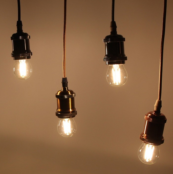 Bộ 5 dây đèn thả cổ điển bóng Led Edison G45 4W