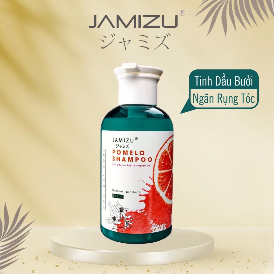 Dầu Gội Tinh Dầu Vỏ Bưởi &amp; Vitamin B5 JAMIZU POMELO SHAMPOO