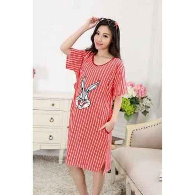 Váy bầu mặc nhà cho con bú