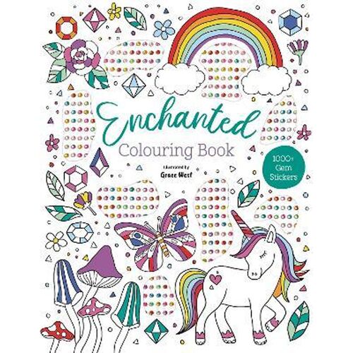 Gem Art Colouring Book : Enchanted