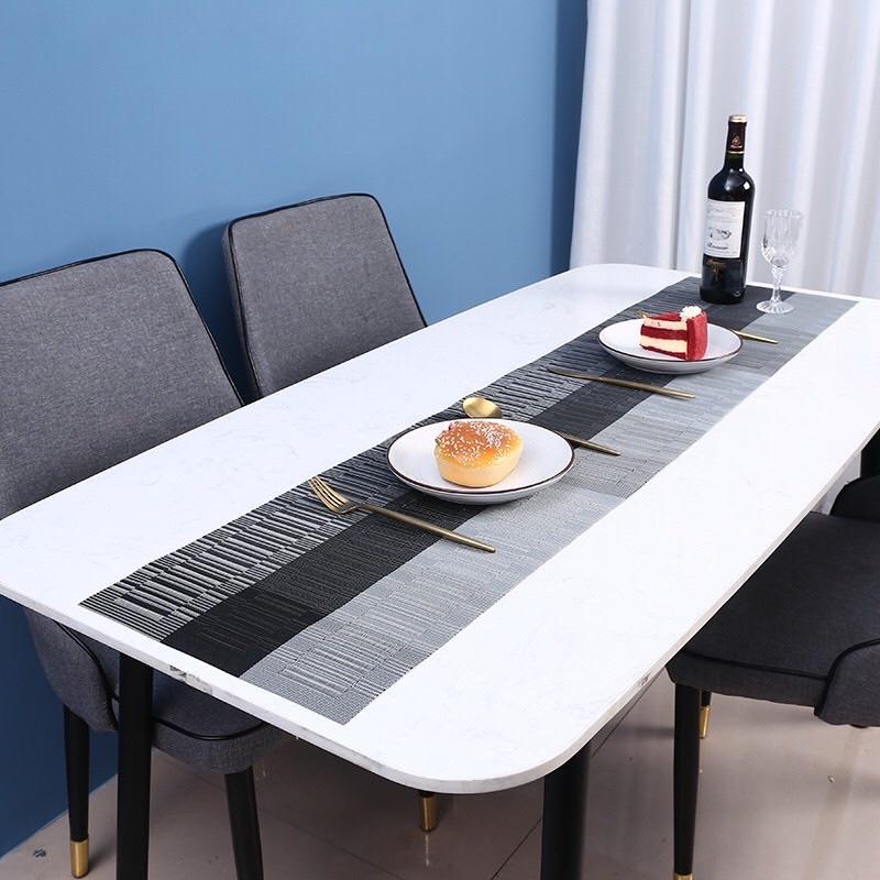 Tấm trải bàn ăn cao cấp Table runner,Khăn trải bàn ăn chống thấm cách nhiệ