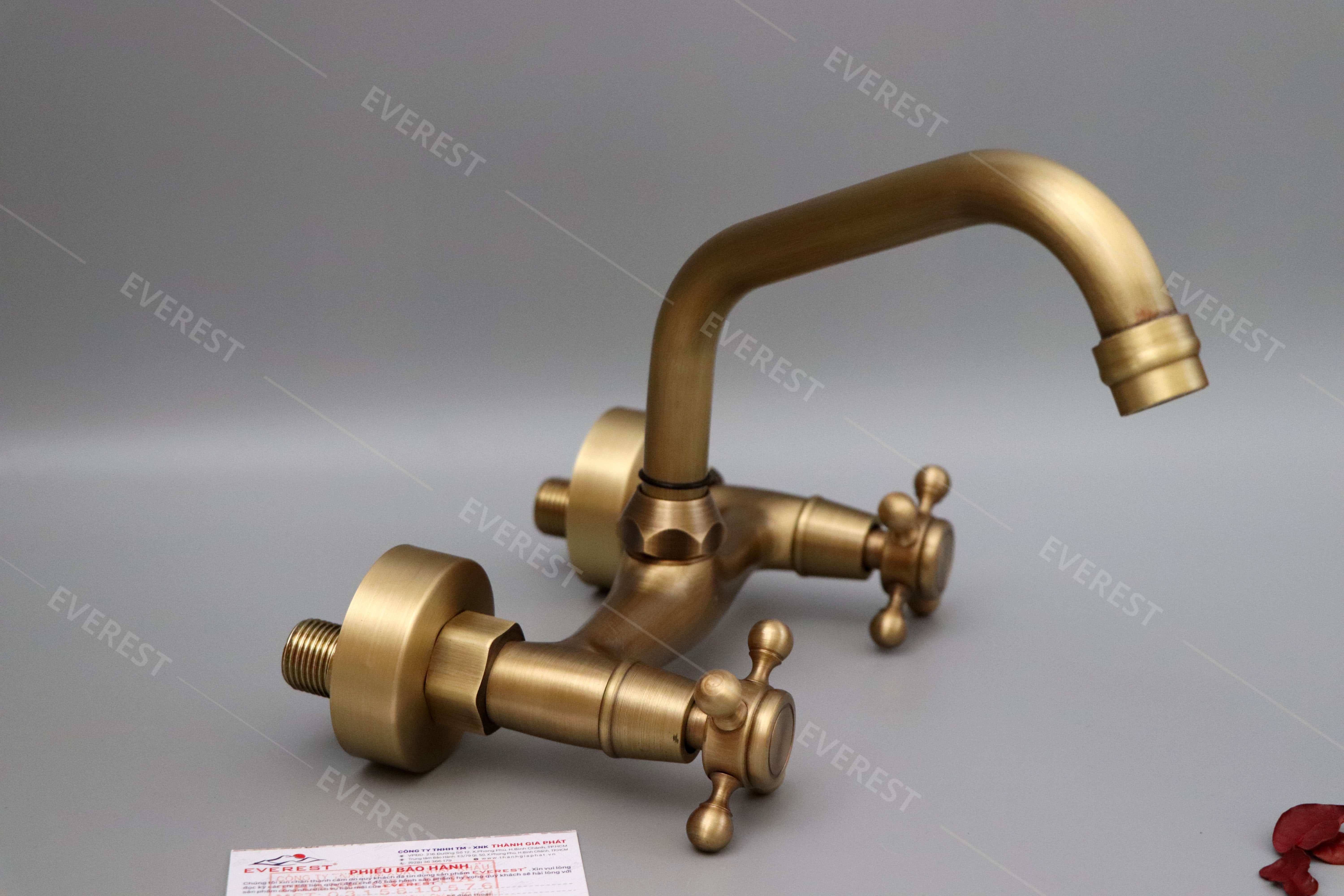 Vòi lavabo bằng đồng EVEREST EV-1125
