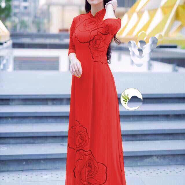 SET ÁO DÀI HOA CAO CẤP