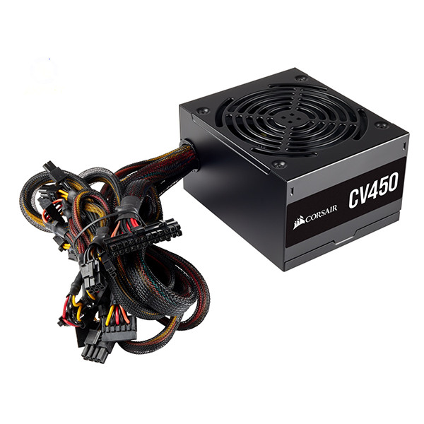 Nguồn máy tính Desktop Corsair CV450 450W 80 Plus Bronze CP-9020209-NA - Hàng Chính Hãng