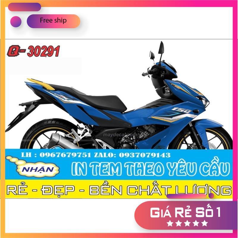 Tem rời dành cho xe Winner X tem rời dành cho xe decal trắng sữa