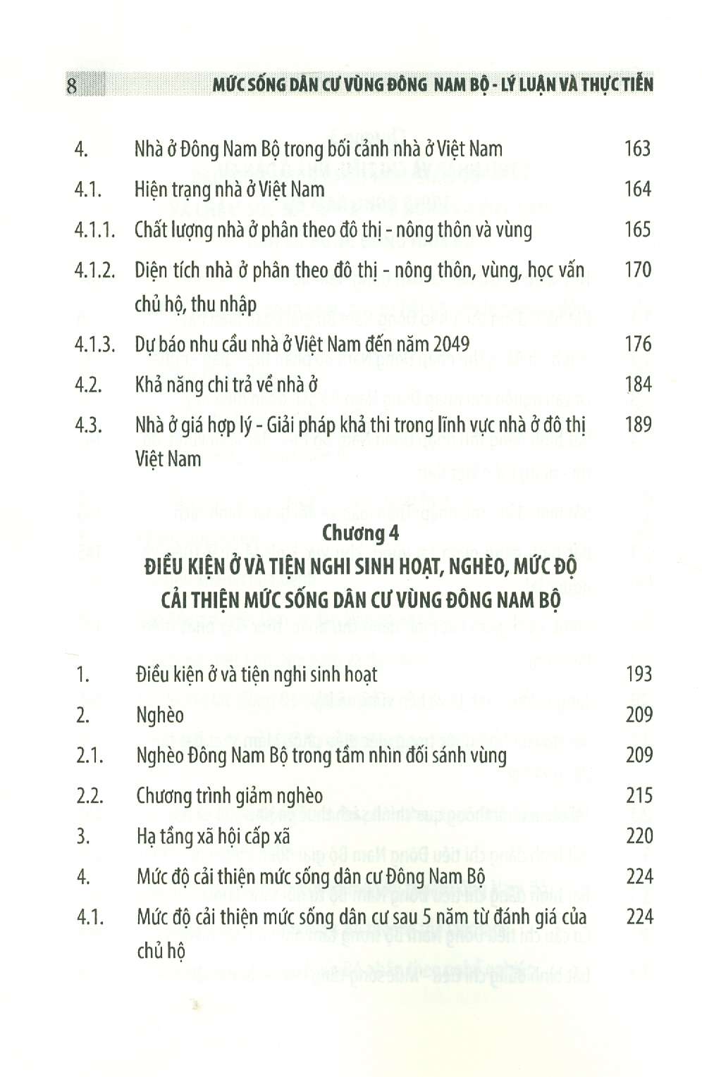 MỨC SỐNG DÂN CƯ VÙNG ĐÔNG NAM BỘ LÝ LUẬN VÀ THỰC TIỄN (Sách chuyên khảo)