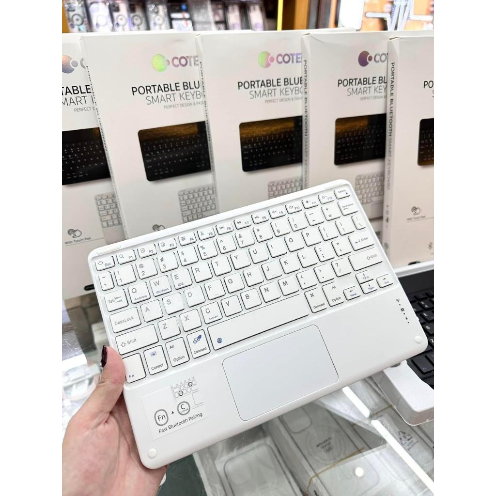 Bàn phím Bluetooth không dây COTECI Keyboard cho IPad, máy tính bảng, điện thoại - Hàng chính hãng