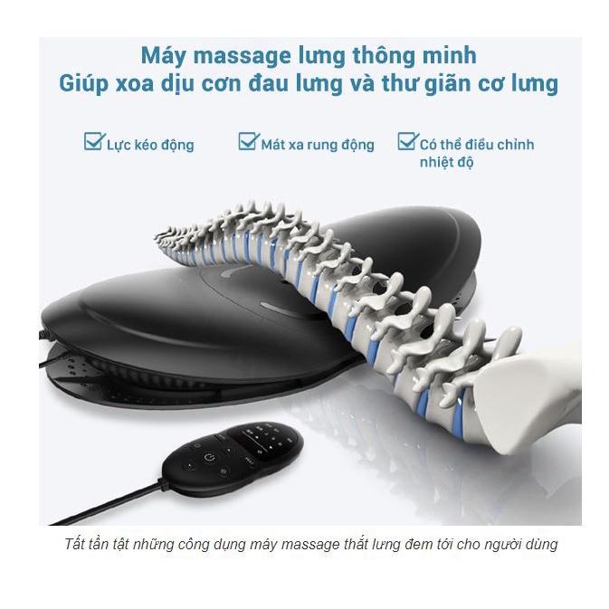 Máy Massage Lưng, Máy Massa Giảm Đau Mỏi Thắt Lưng, Thoát Vị Đĩa Đệm Hàng Cao Cấp Hm-l27