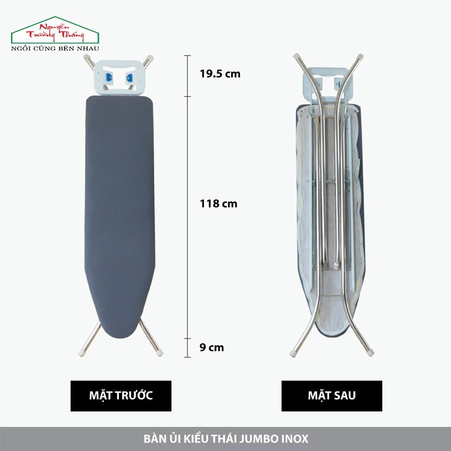 Bàn để ủi dạng đứng kiểu Thái Jumbo 01 Inox | Thái Jumbo 01 Inox Ironing board