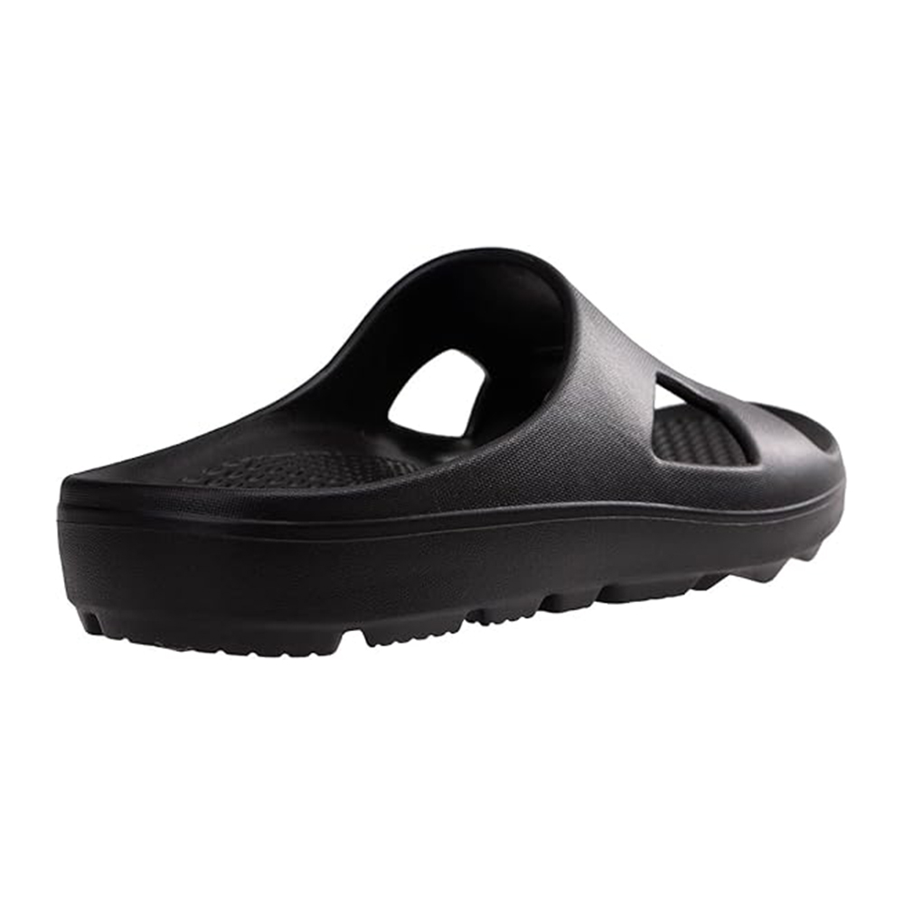 Dép quai ngang sức khoẻ nam Revitalign Strive Black - đế đúc nguyên khối, không thấm nước, chuyên dùng giảm đau viêm cân gan chân