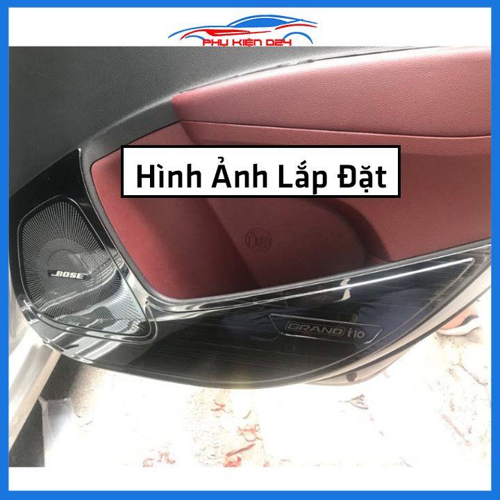 Bộ ốp tapli i10 2014-2015-2016-2017-2018-2019-2020-2021-2022 vân Titan chống xước va đập khi mở cửa và làm đẹp xe