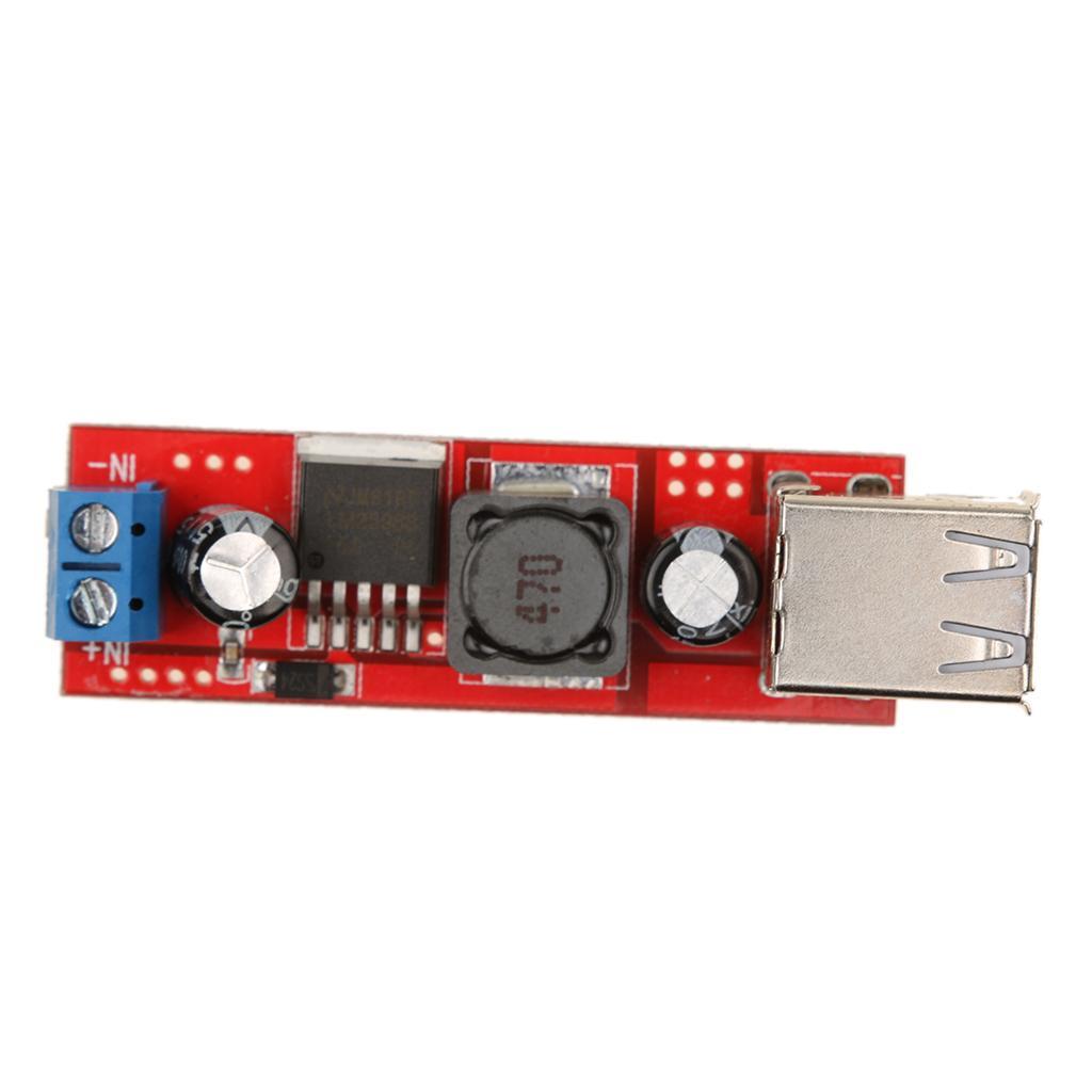 3-4pack Dual Usb Output 9V/12V/24V/36V to 5VDC-DC 3A Step-down Power Module
