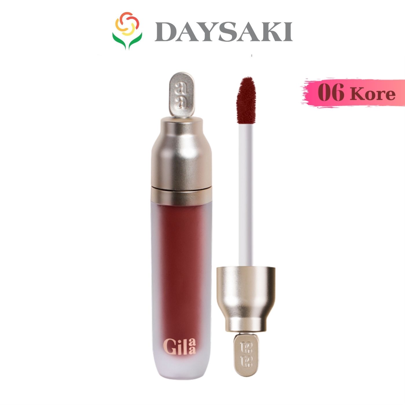 Gilaa Son Kem Lì, Dưỡng Ẩm Cho Môi Căng Mọng Plumping Lip Serum 3.8g #06 Kore