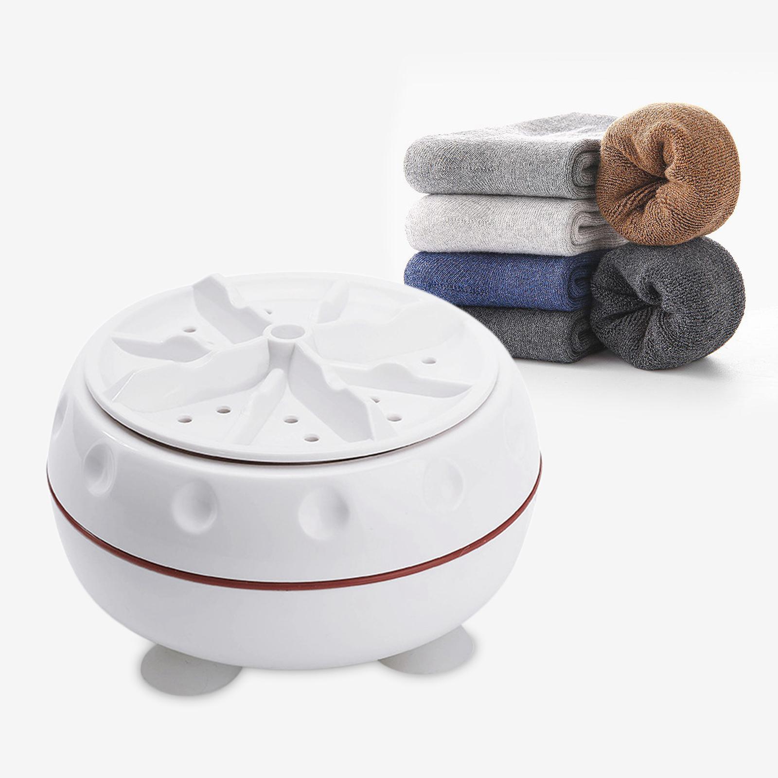Portable Mini Washing Machine USB Rechargable Travel Washer for Laundry Home Bathroom