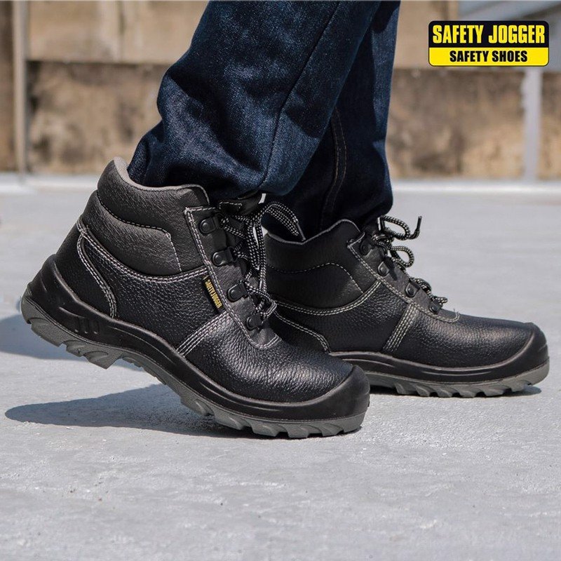 Giày bảo hộ lao động nam Jogger Bestboy S3 cổ cao, chống thấm nước - Giày Safety Jogger chính hãng