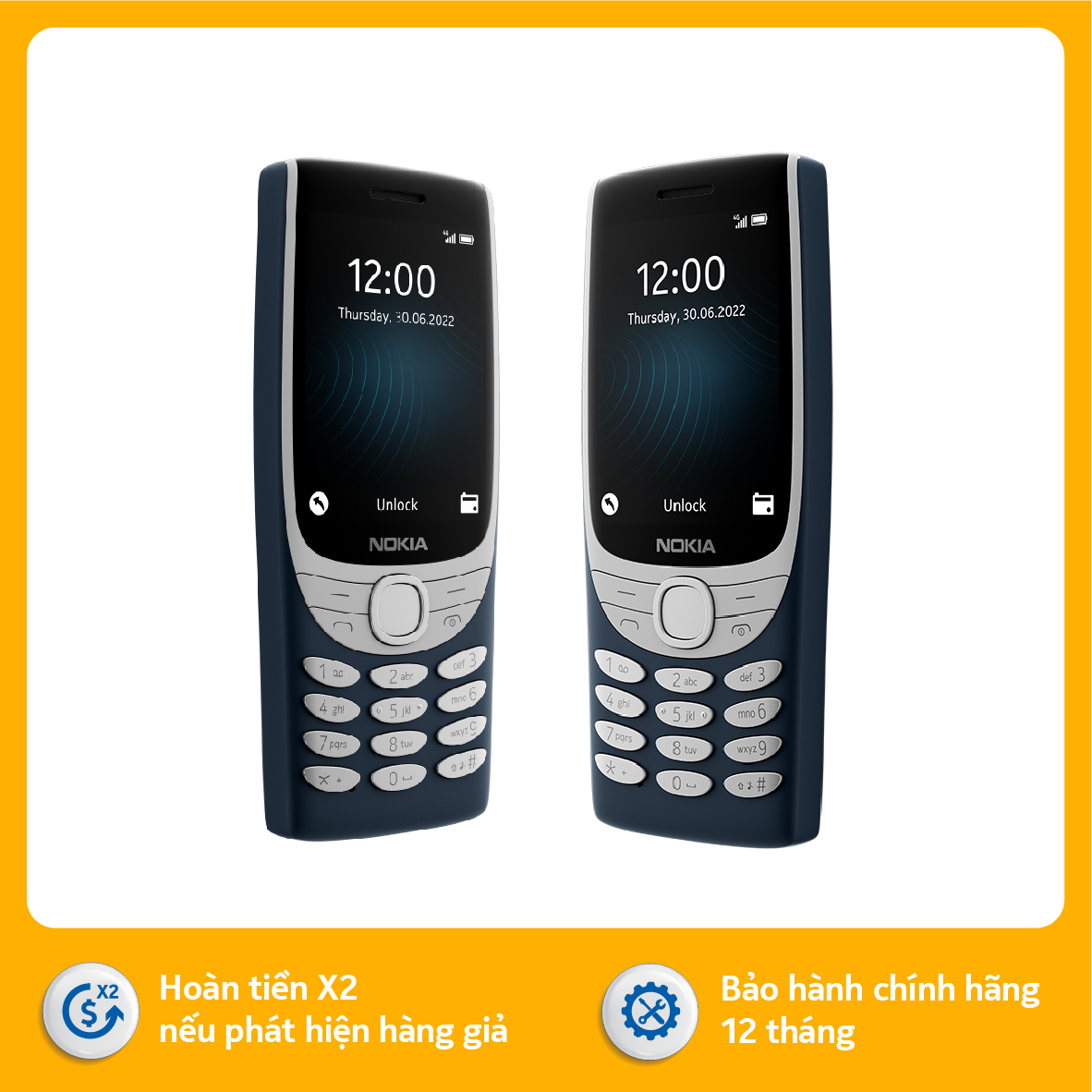 Điện thoại Nokia 8210 4G - Hàng chính hãng