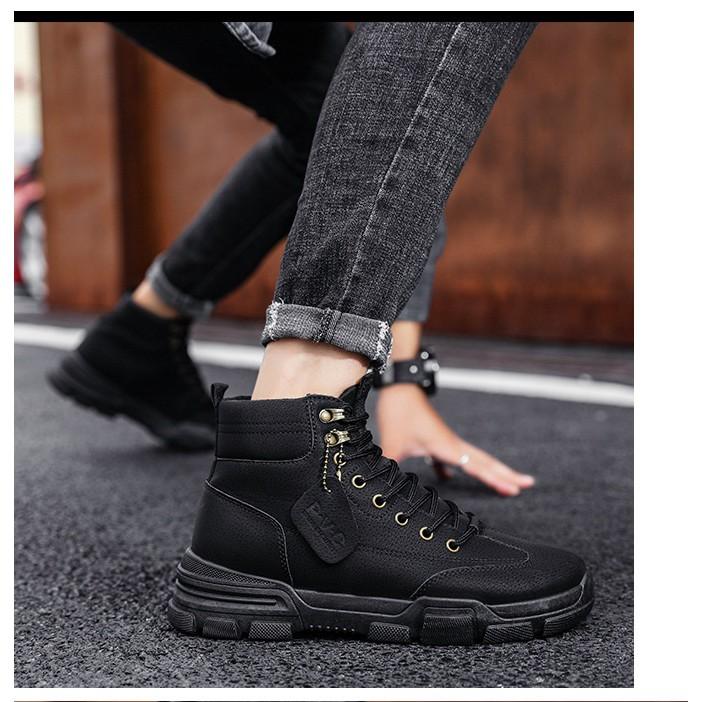 Giày cổ cao thời trang nam cao cấp, Giày thể thao/ Sneakers RM6003B 2 màu
