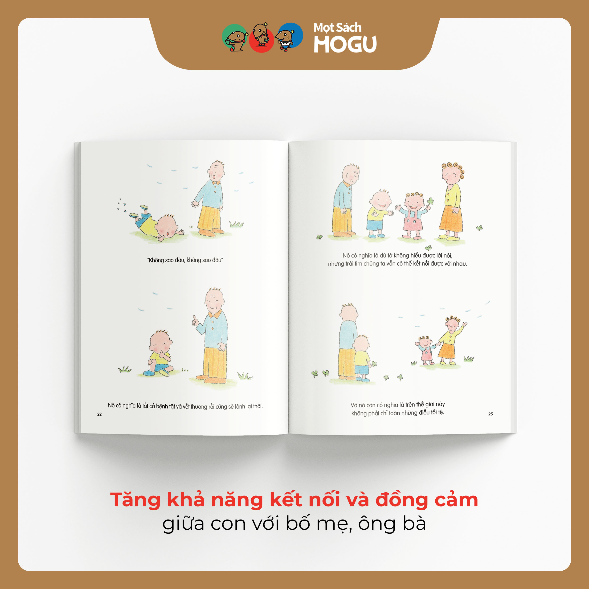 Truyện Ehon bé 3-4-5 tuổi - Không sao đâu, không sao đâu