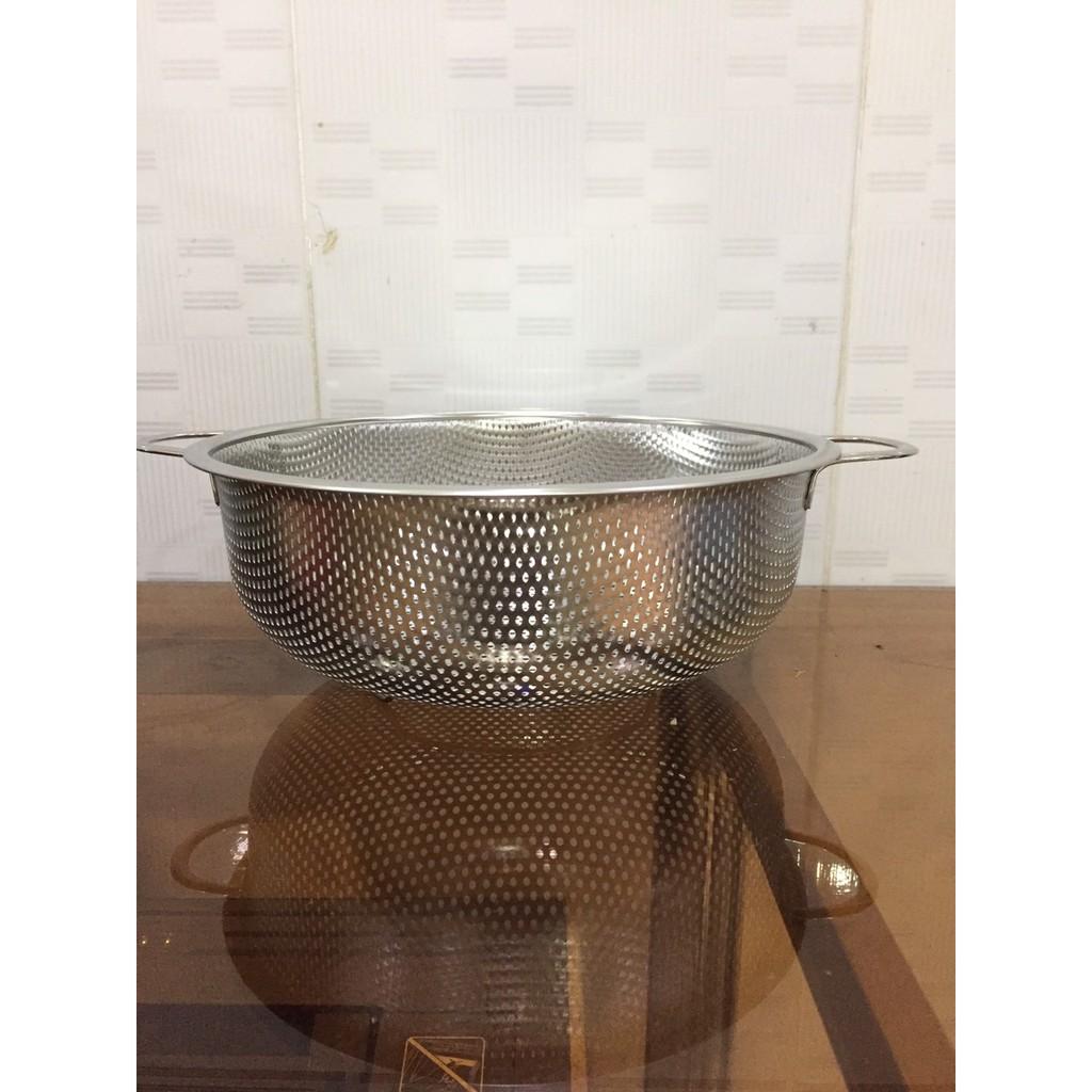 Rổ inox bền đẹp có đế. Rổ đựng hoa quả, đựng rau an toàn, bền, đẹp,Rổ Inox 304 cao cấp xuất Nhật 