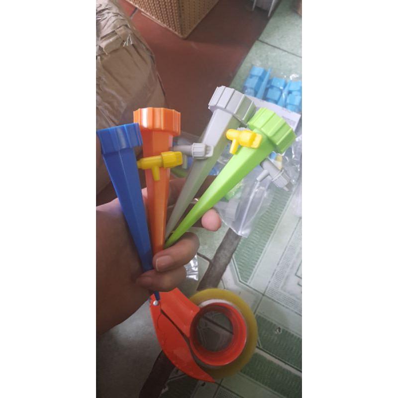 Bộ 10 đầu tưới nắp chai nhỏ giọt tự động thông minh có điều chỉnh