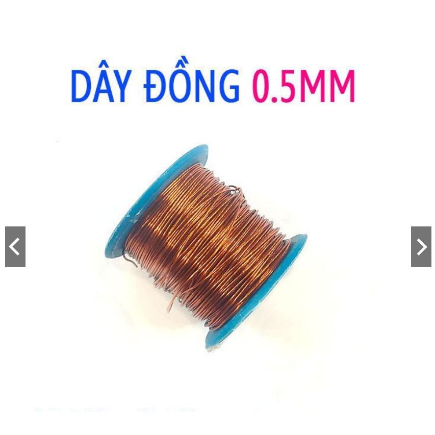 Dây đồng quấn biến áp 1KG 0.1- 2.0mm