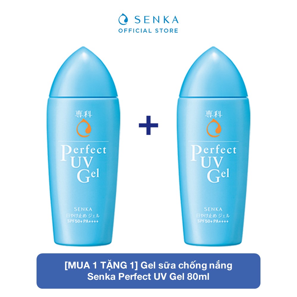 [MUA 1 TẶNG 1] Gel sữa chống nắng Senka Perfect UV Gel 80ml